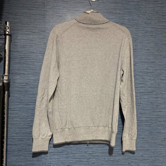 The Men's Store Bloomingdale's Cashmere Sweater Size M Zip Front Cardigan - Picture 4 of 6